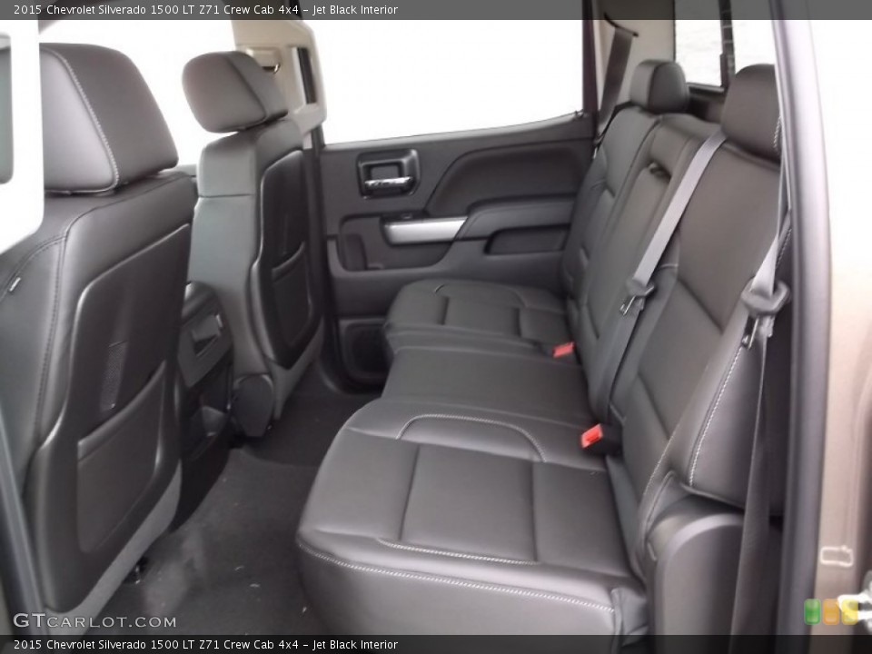 Jet Black Interior Rear Seat for the 2015 Chevrolet Silverado 1500 LT Z71 Crew Cab 4x4 #98299132