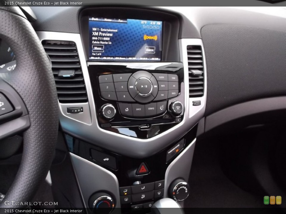 Jet Black Interior Controls for the 2015 Chevrolet Cruze Eco #98303122