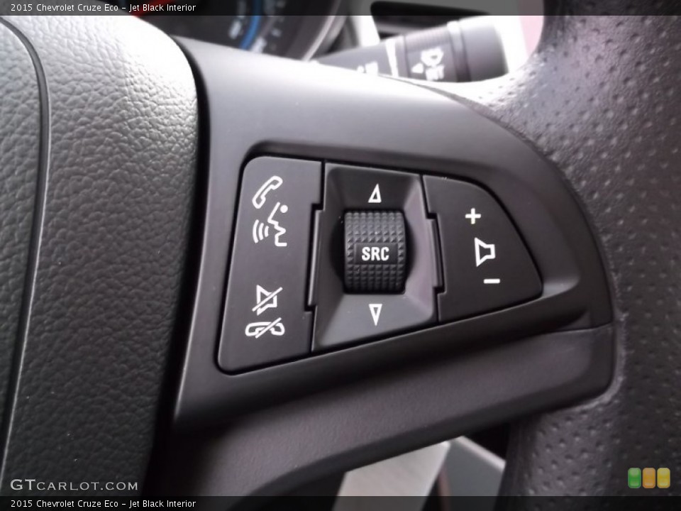 Jet Black Interior Controls for the 2015 Chevrolet Cruze Eco #98303161