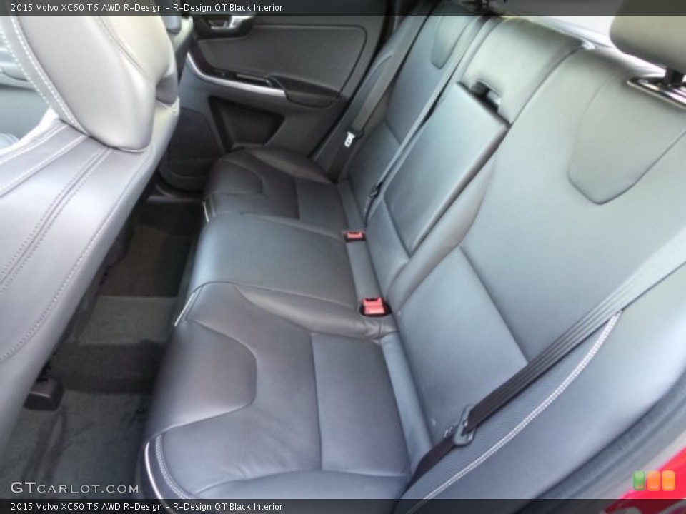 R-Design Off Black Interior Rear Seat for the 2015 Volvo XC60 T6 AWD R-Design #98311522
