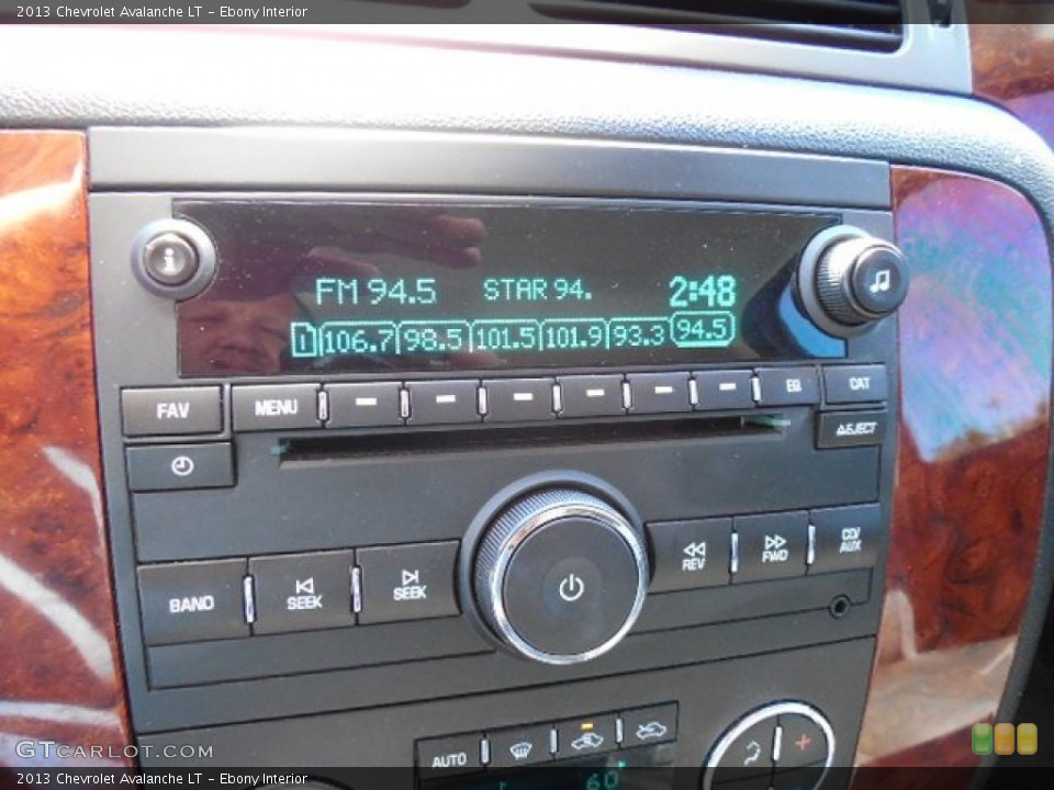 Ebony Interior Audio System for the 2013 Chevrolet Avalanche LT #98311537