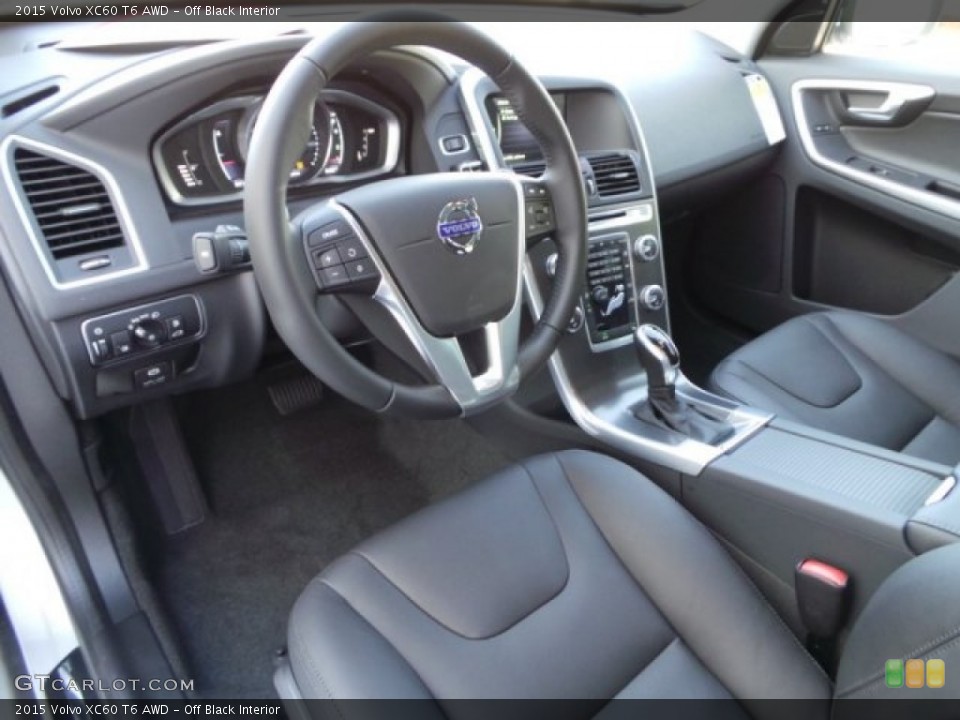 Off Black Interior Photo for the 2015 Volvo XC60 T6 AWD #98313517