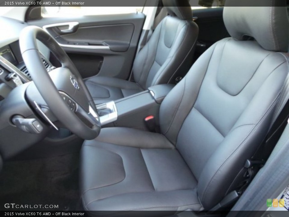Off Black Interior Front Seat for the 2015 Volvo XC60 T6 AWD #98313538