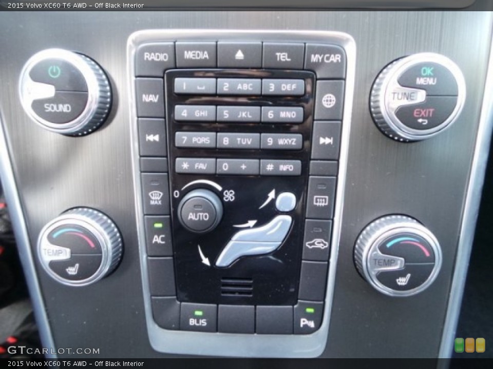 Off Black Interior Controls for the 2015 Volvo XC60 T6 AWD #98313700