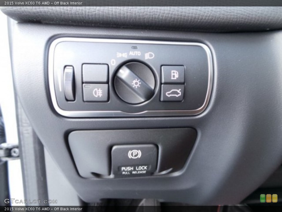 Off Black Interior Controls for the 2015 Volvo XC60 T6 AWD #98313748