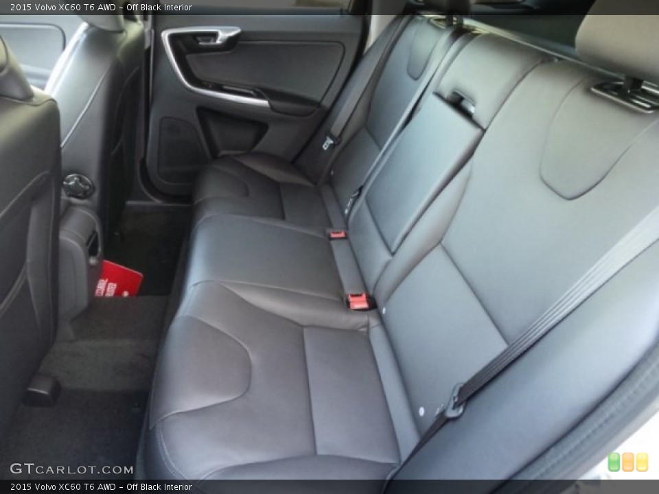 Off Black Interior Rear Seat for the 2015 Volvo XC60 T6 AWD #98313814