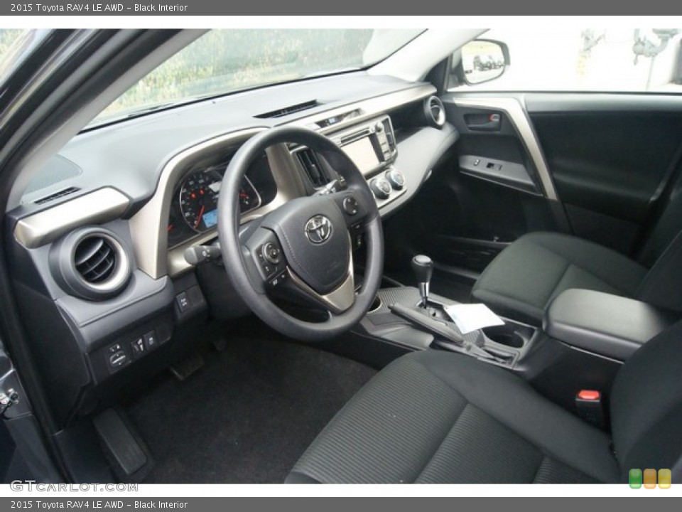 Black Interior Prime Interior for the 2015 Toyota RAV4 LE AWD #98314009