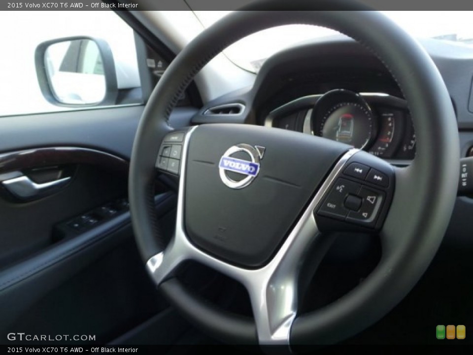 Off Black Interior Steering Wheel for the 2015 Volvo XC70 T6 AWD #98314612