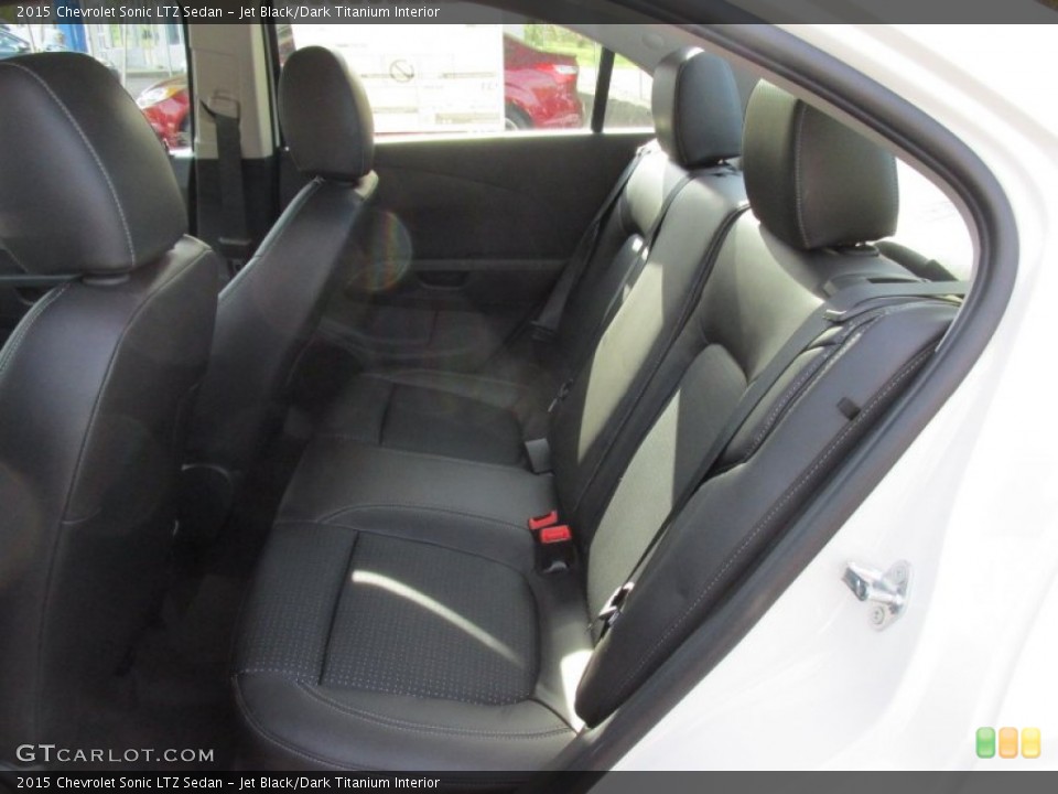 Jet Black/Dark Titanium Interior Rear Seat for the 2015 Chevrolet Sonic LTZ Sedan #98314735