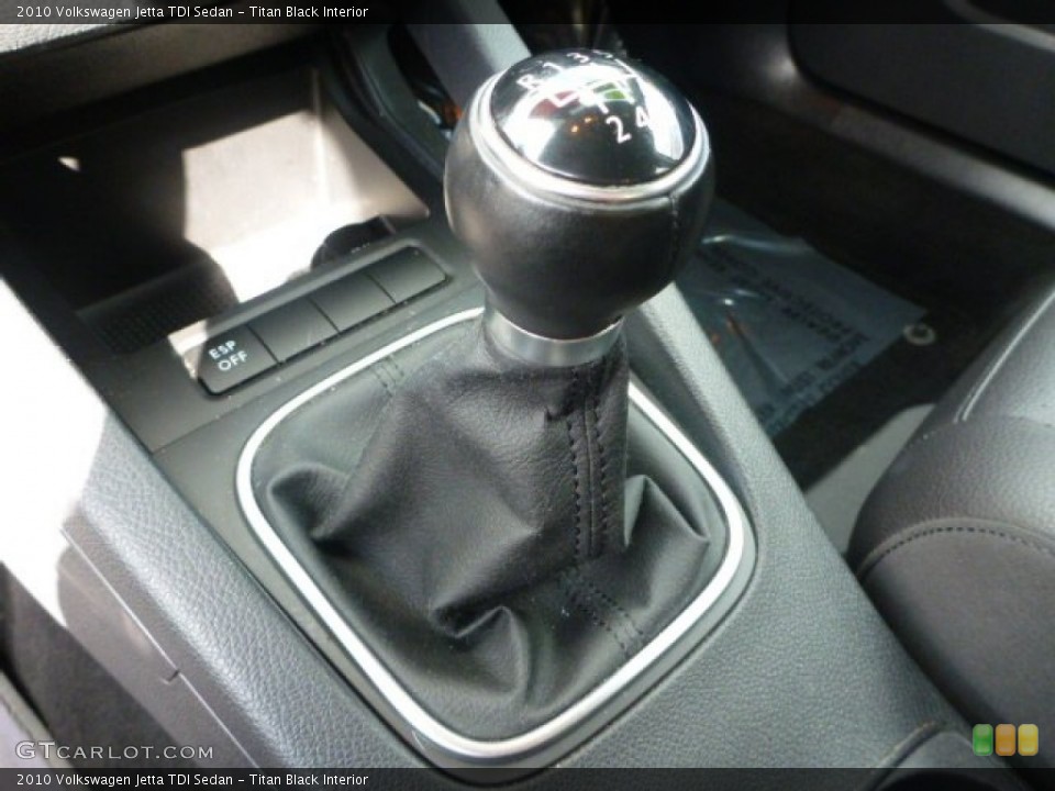 Titan Black Interior Transmission for the 2010 Volkswagen Jetta TDI Sedan #98317693