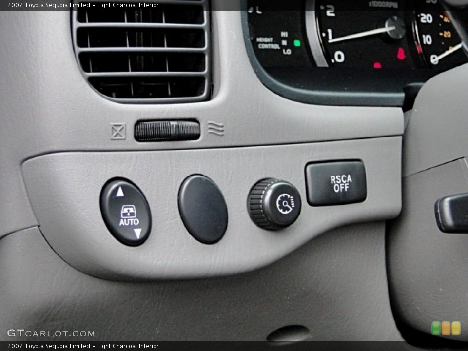 Light Charcoal Interior Controls for the 2007 Toyota Sequoia Limited #98317990