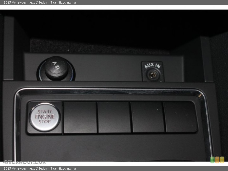 Titan Black Interior Controls for the 2015 Volkswagen Jetta S Sedan #98318461