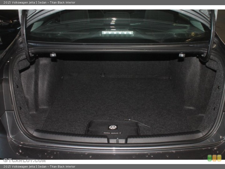 Titan Black Interior Trunk for the 2015 Volkswagen Jetta S Sedan #98318551