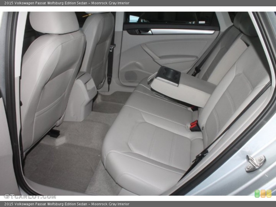 Moonrock Gray Interior Rear Seat for the 2015 Volkswagen Passat Wolfsburg Edition Sedan #98320498