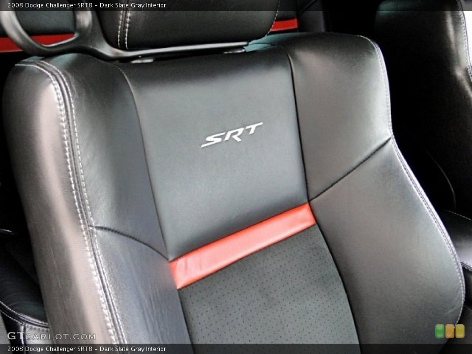 Dark Slate Gray Interior Front Seat for the 2008 Dodge Challenger SRT8 #98321227