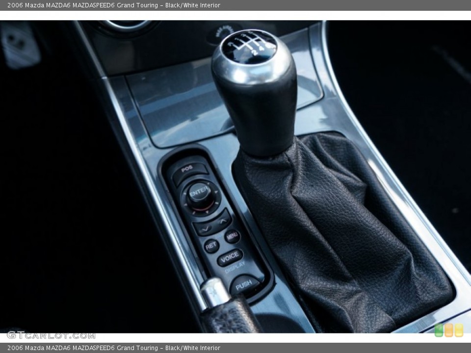 Black/White Interior Transmission for the 2006 Mazda MAZDA6 MAZDASPEED6 Grand Touring #98329509