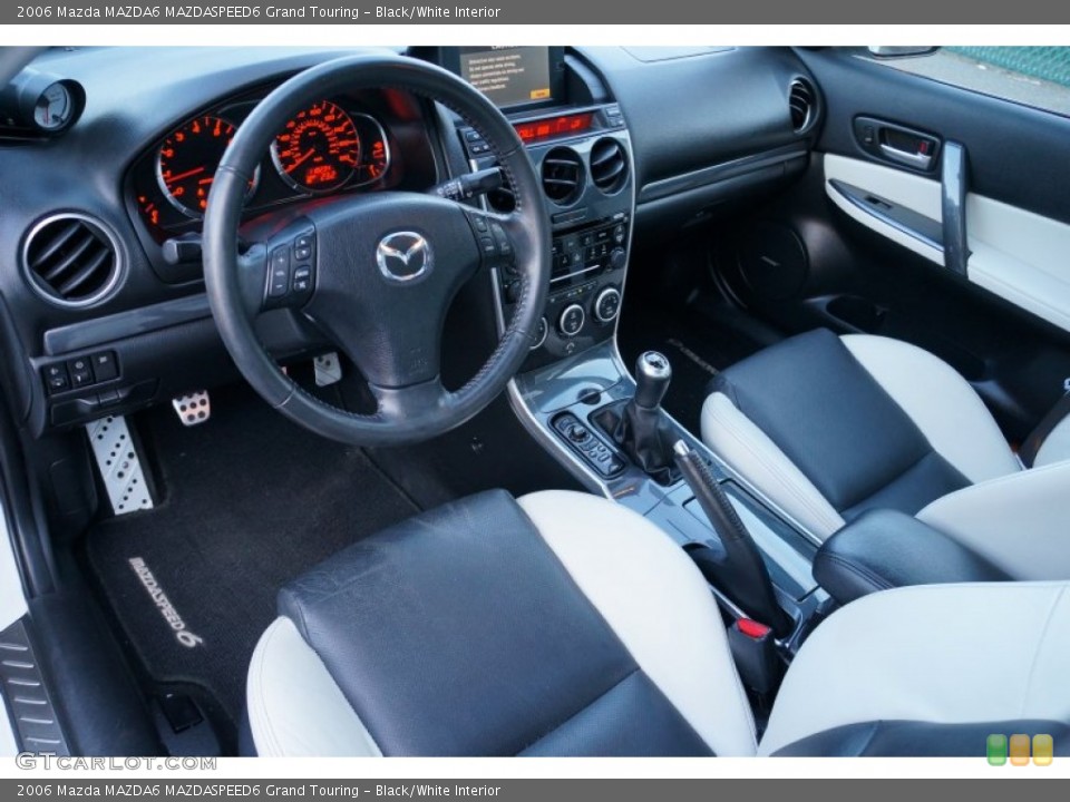 Black/White Interior Prime Interior for the 2006 Mazda MAZDA6 MAZDASPEED6 Grand Touring #98329695