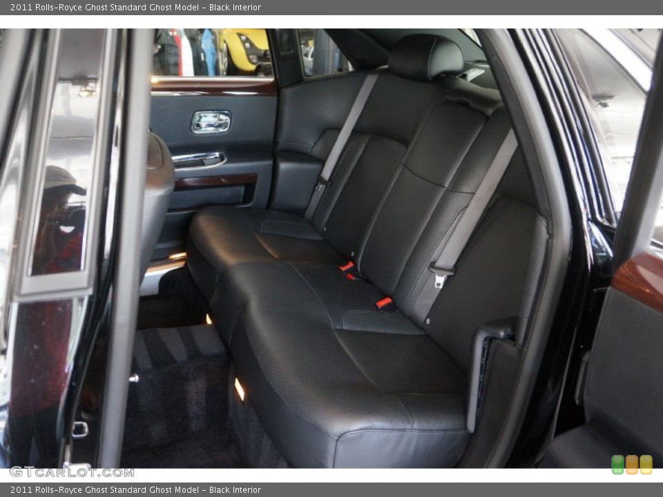 Black Interior Rear Seat for the 2011 Rolls-Royce Ghost  #98331957