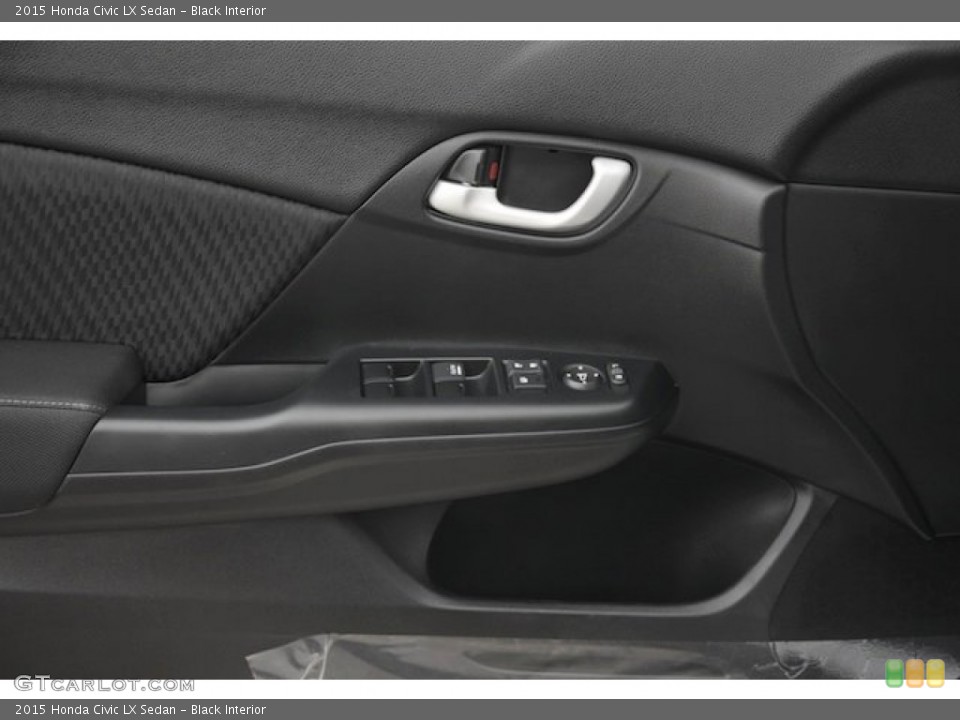 Black Interior Door Panel for the 2015 Honda Civic LX Sedan #98332437