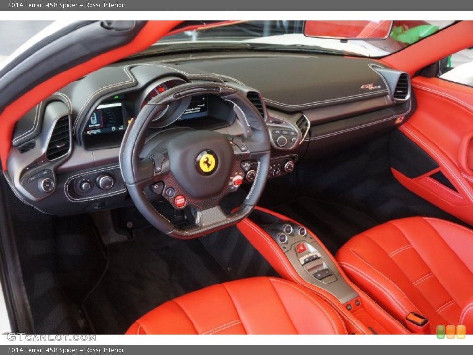 Rosso Interior Prime Interior for the 2014 Ferrari 458 Spider #98334105
