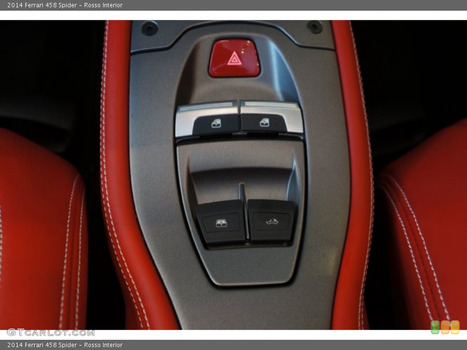 Rosso Interior Controls for the 2014 Ferrari 458 Spider #98334669