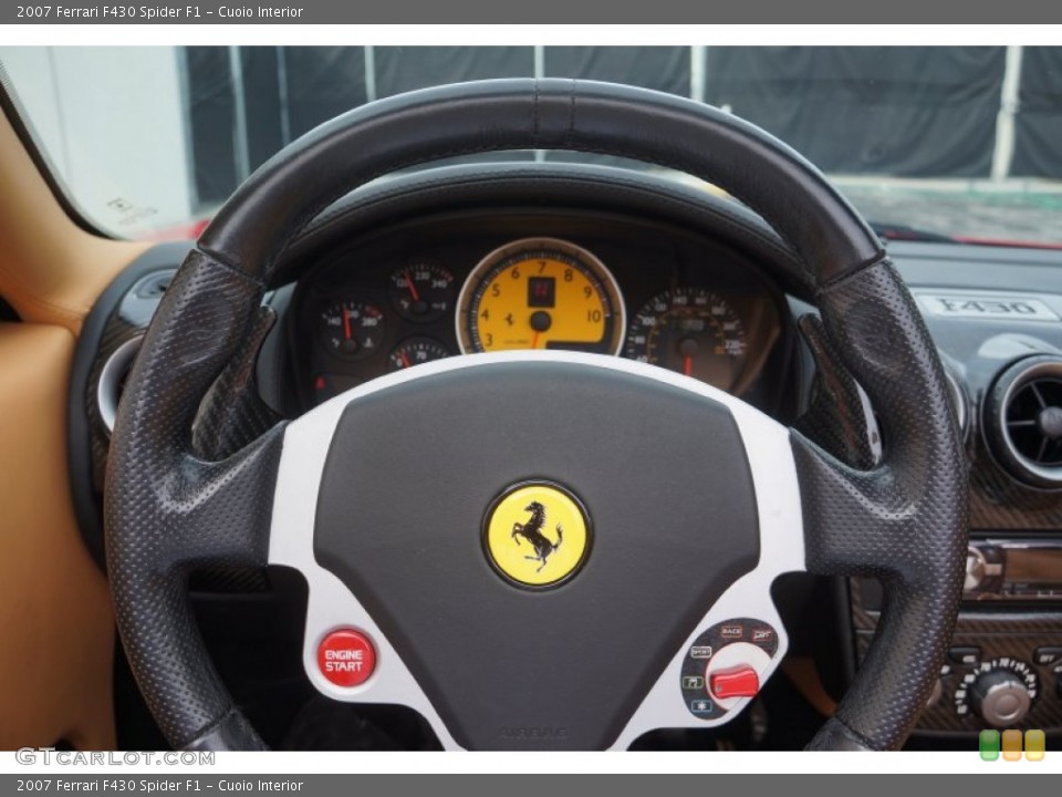 Cuoio Interior Steering Wheel for the 2007 Ferrari F430 Spider F1 #98335938