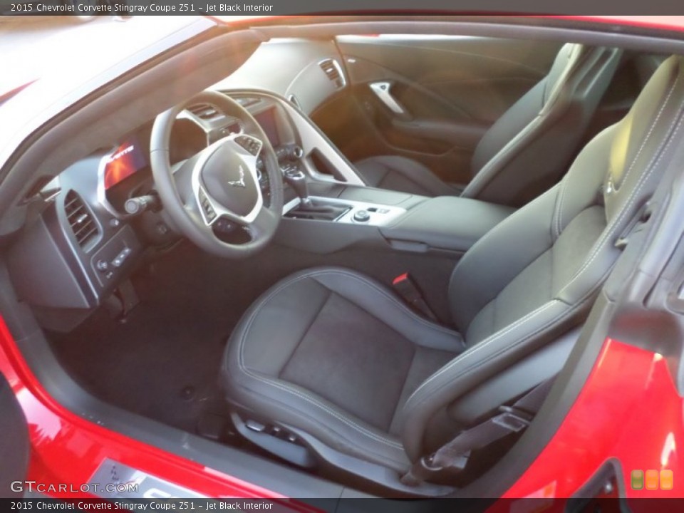 Jet Black Interior Photo for the 2015 Chevrolet Corvette Stingray Coupe Z51 #98339322