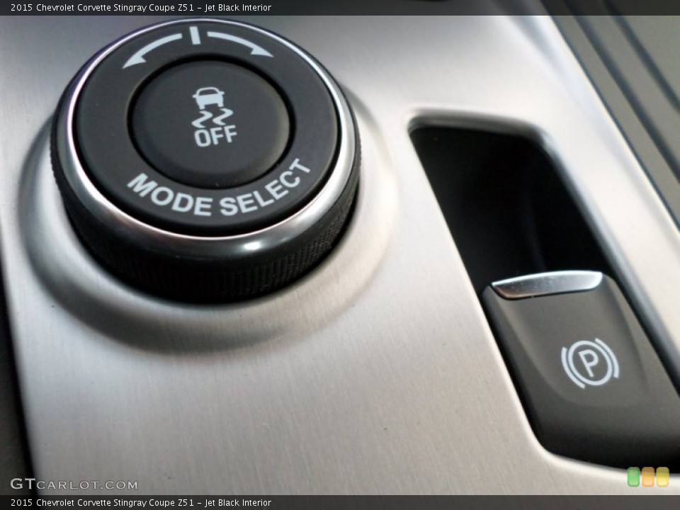 Jet Black Interior Controls for the 2015 Chevrolet Corvette Stingray Coupe Z51 #98340063