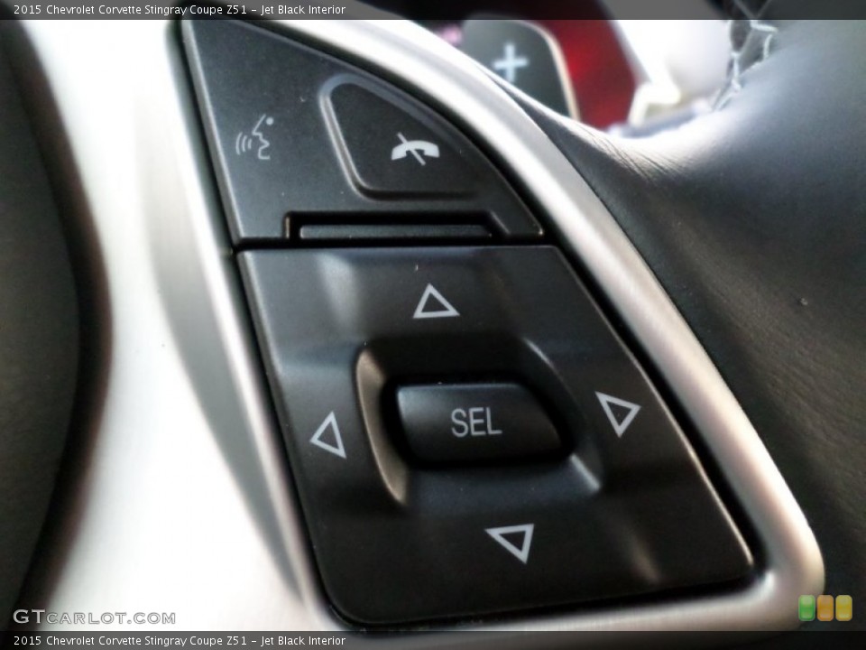 Jet Black Interior Controls for the 2015 Chevrolet Corvette Stingray Coupe Z51 #98340189