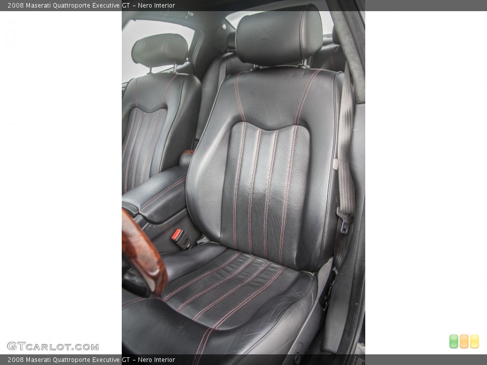 Nero Interior Front Seat for the 2008 Maserati Quattroporte Executive GT #98343618