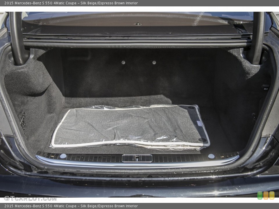 Silk Beige/Espresso Brown Interior Trunk for the 2015 Mercedes-Benz S 550 4Matic Coupe #98345592