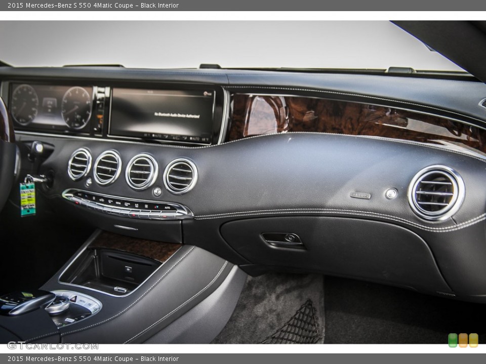 Black Interior Dashboard for the 2015 Mercedes-Benz S 550 4Matic Coupe #98345826