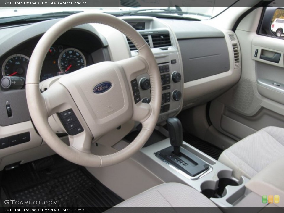Stone Interior Photo for the 2011 Ford Escape XLT V6 4WD #98349471