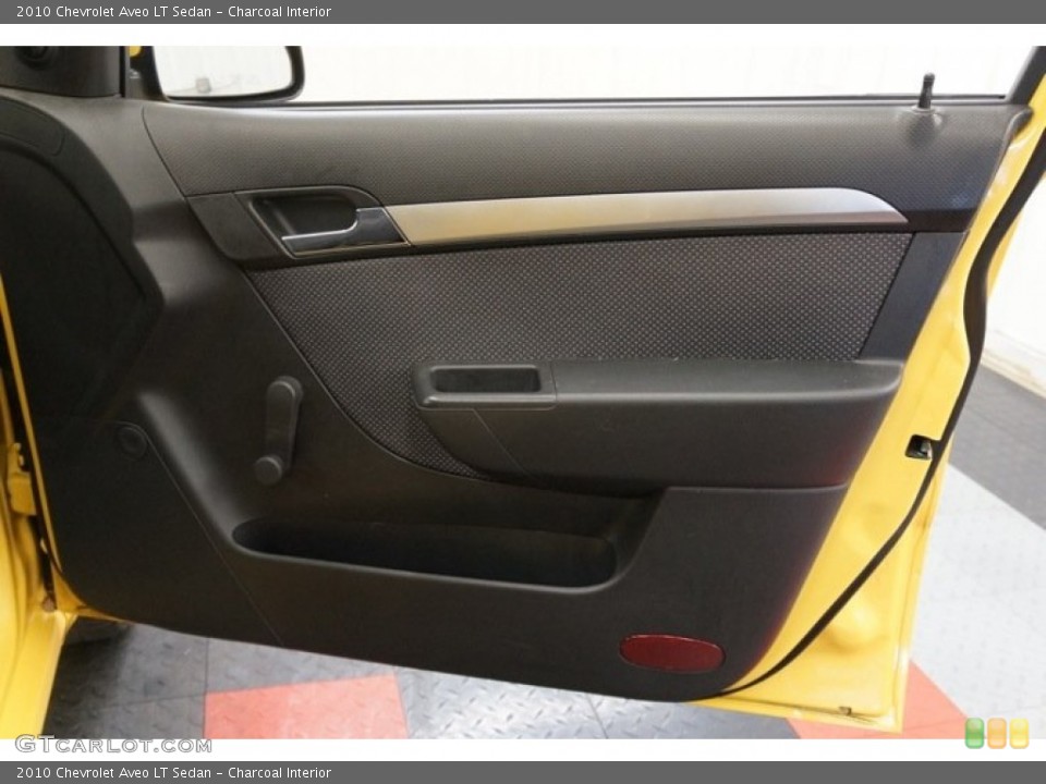 Charcoal Interior Door Panel for the 2010 Chevrolet Aveo LT Sedan #98349513