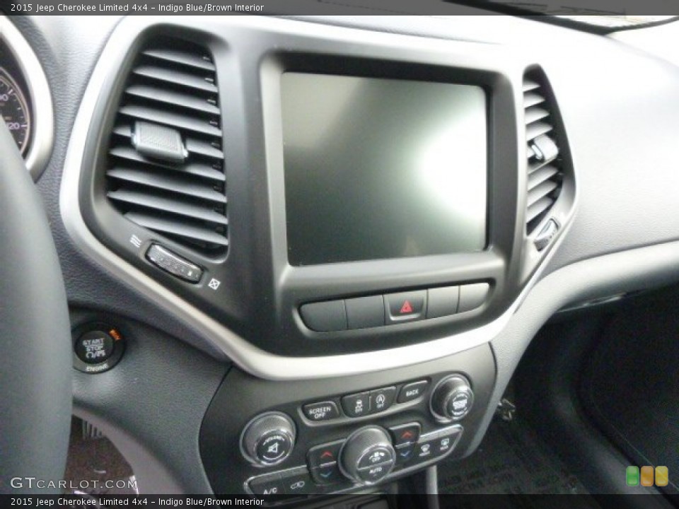 Indigo Blue/Brown Interior Controls for the 2015 Jeep Cherokee Limited 4x4 #98352558