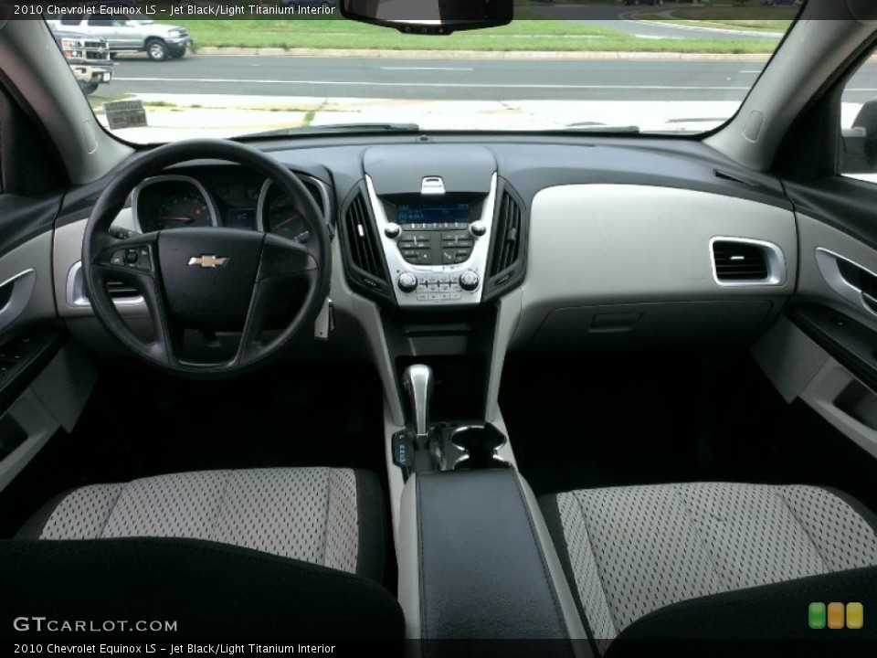 Jet Black/Light Titanium Interior Dashboard for the 2010 Chevrolet Equinox LS #98355015