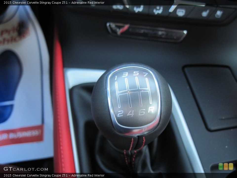 Adrenaline Red Interior Transmission for the 2015 Chevrolet Corvette Stingray Coupe Z51 #98357736
