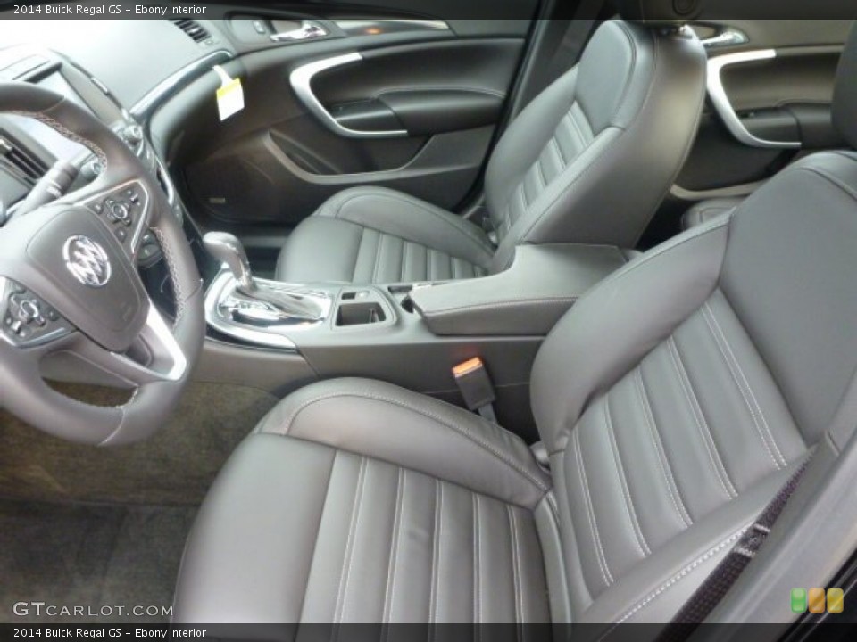 Ebony Interior Front Seat for the 2014 Buick Regal GS #98359043