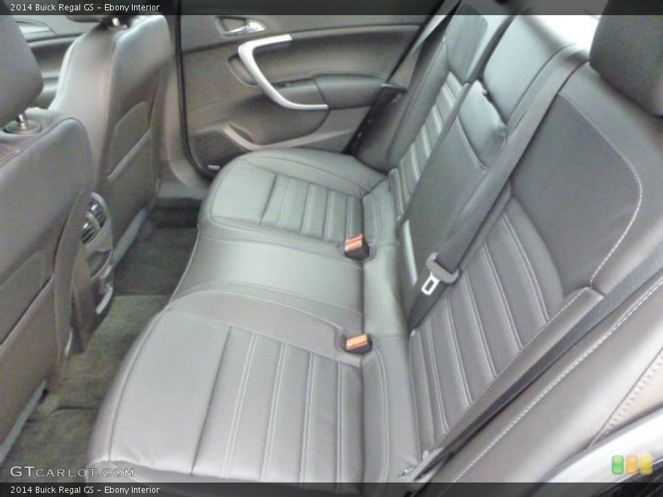 Ebony Interior Rear Seat for the 2014 Buick Regal GS #98359068