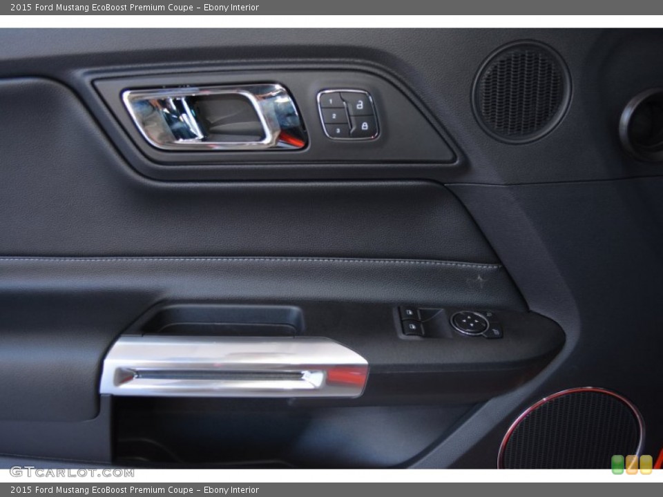 Ebony Interior Controls for the 2015 Ford Mustang EcoBoost Premium Coupe #98361036