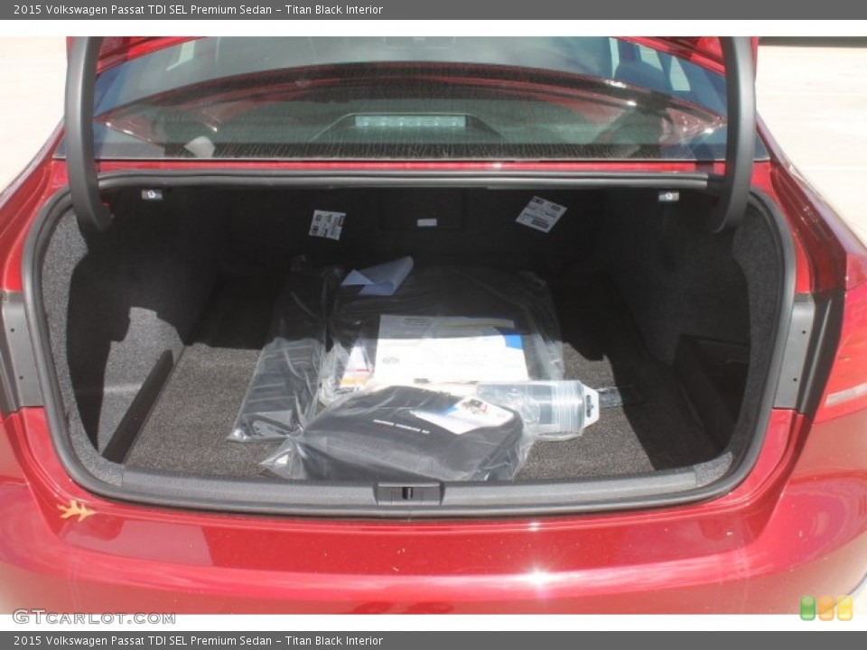 Titan Black Interior Trunk for the 2015 Volkswagen Passat TDI SEL Premium Sedan #98362881