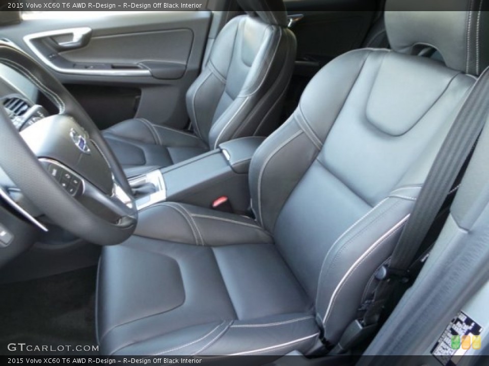 R-Design Off Black Interior Front Seat for the 2015 Volvo XC60 T6 AWD R-Design #98367645