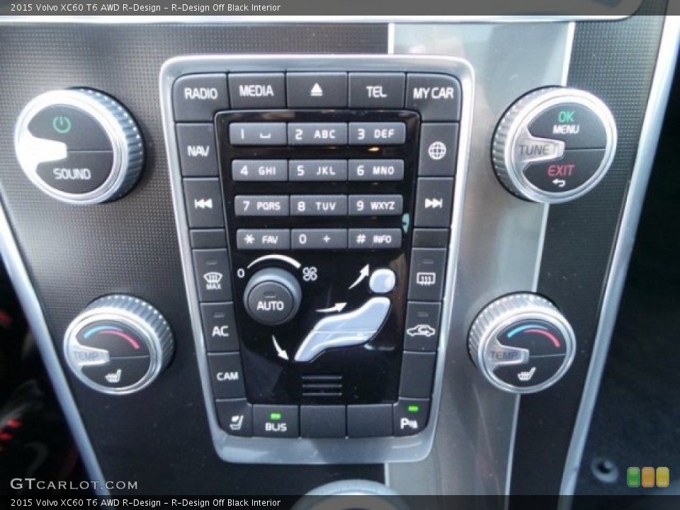 R-Design Off Black Interior Controls for the 2015 Volvo XC60 T6 AWD R-Design #98367816
