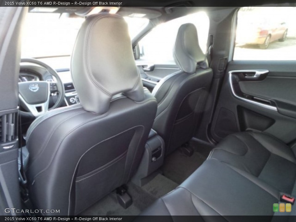 R-Design Off Black Interior Rear Seat for the 2015 Volvo XC60 T6 AWD R-Design #98367881