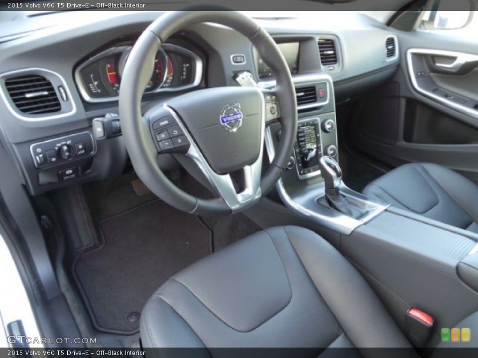 Off-Black 2015 Volvo V60 Interiors