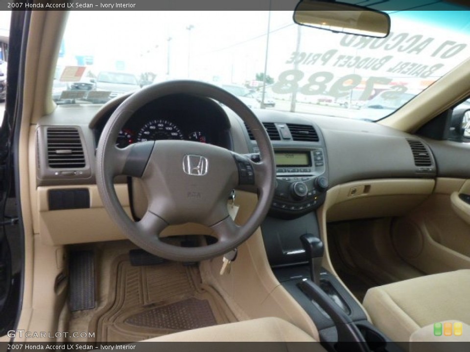 Ivory Interior Photo for the 2007 Honda Accord LX Sedan #98371074