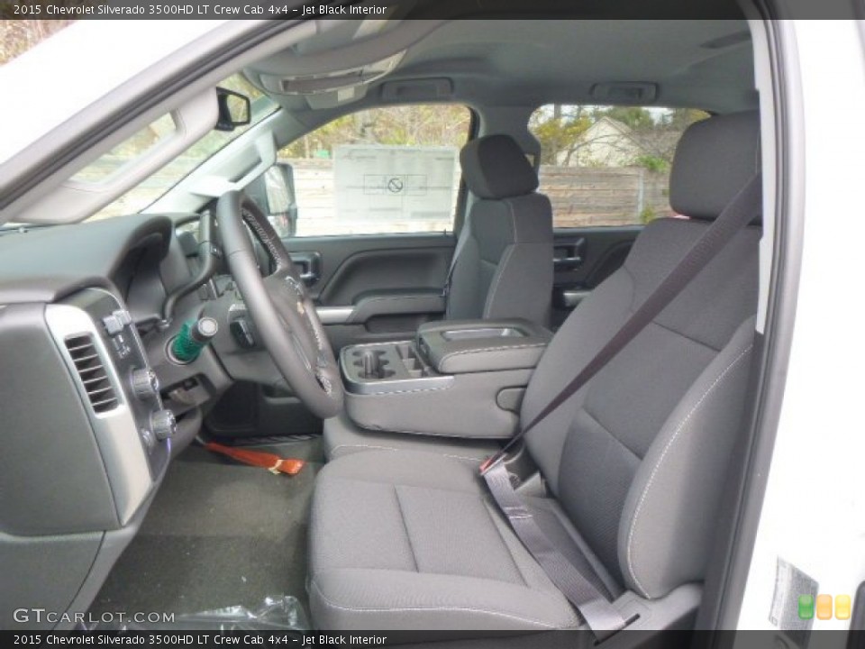 Jet Black Interior Front Seat for the 2015 Chevrolet Silverado 3500HD LT Crew Cab 4x4 #98373018