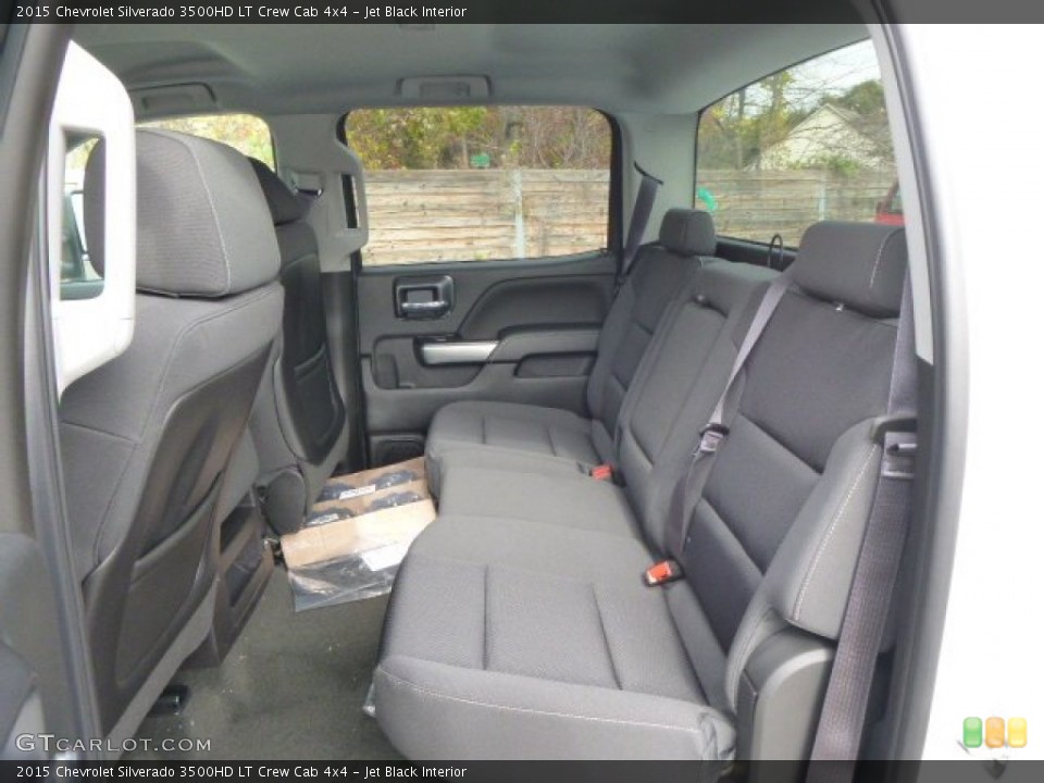 Jet Black Interior Rear Seat for the 2015 Chevrolet Silverado 3500HD LT Crew Cab 4x4 #98373030