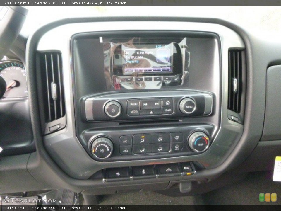 Jet Black Interior Controls for the 2015 Chevrolet Silverado 3500HD LT Crew Cab 4x4 #98373096