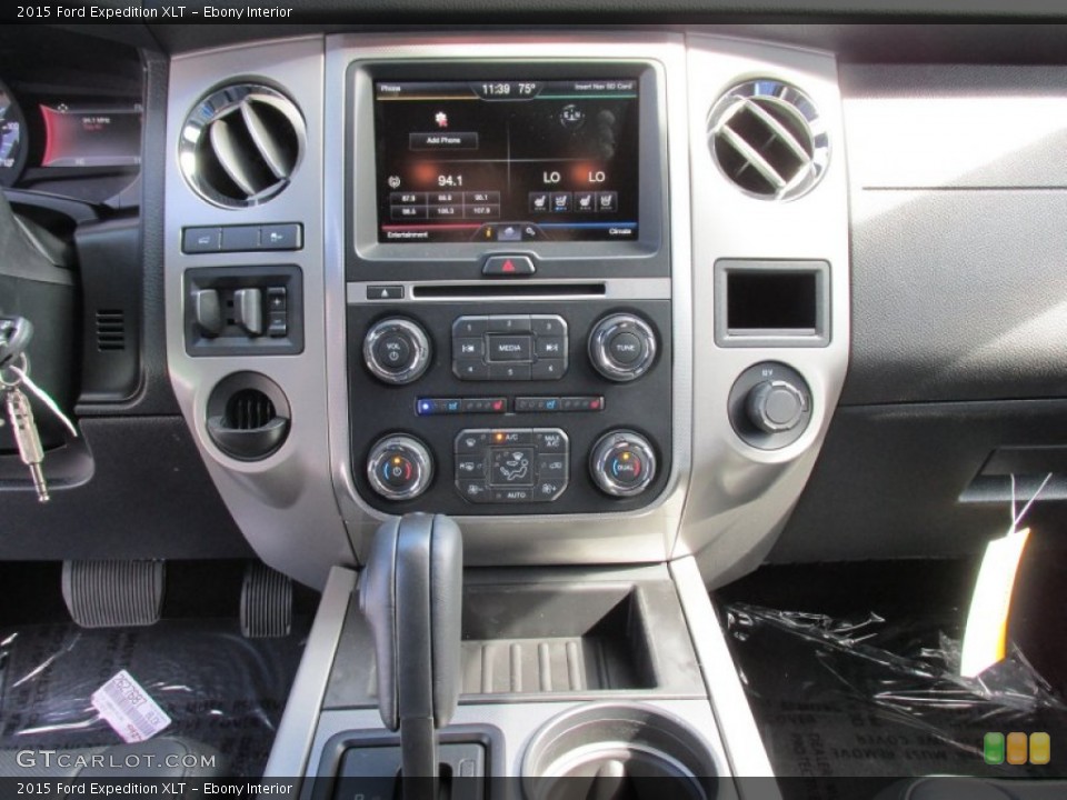 Ebony Interior Controls for the 2015 Ford Expedition XLT #98376756